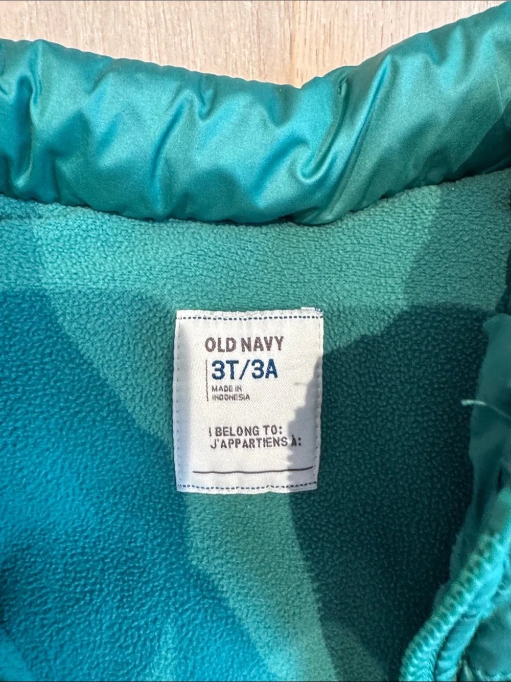 Old Navy Green Puffer Vest for Kids